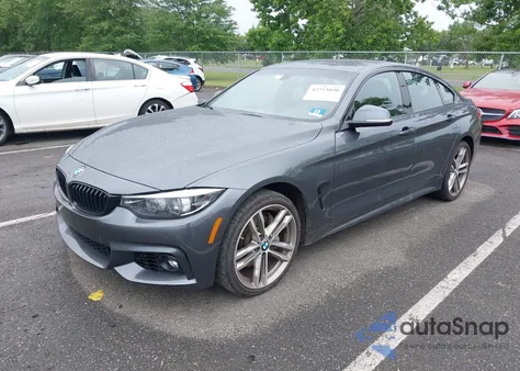 2018 BMW 430Xi Gran Coupe из США, поврежденный, VIN WBA4J3C50JBL02947